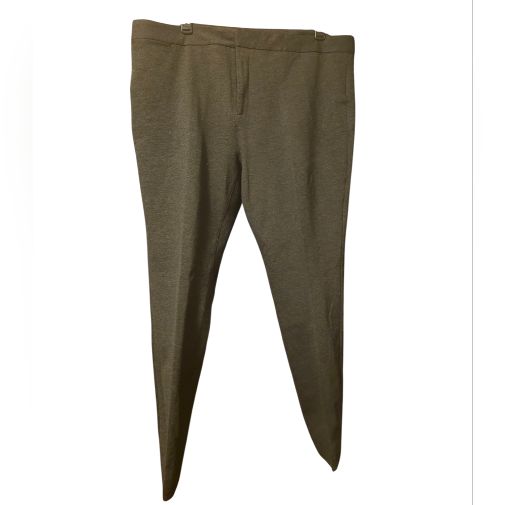 22W NYDJ Charcoal Gray Lift And Tuck Stretch Straight Leg Pants
